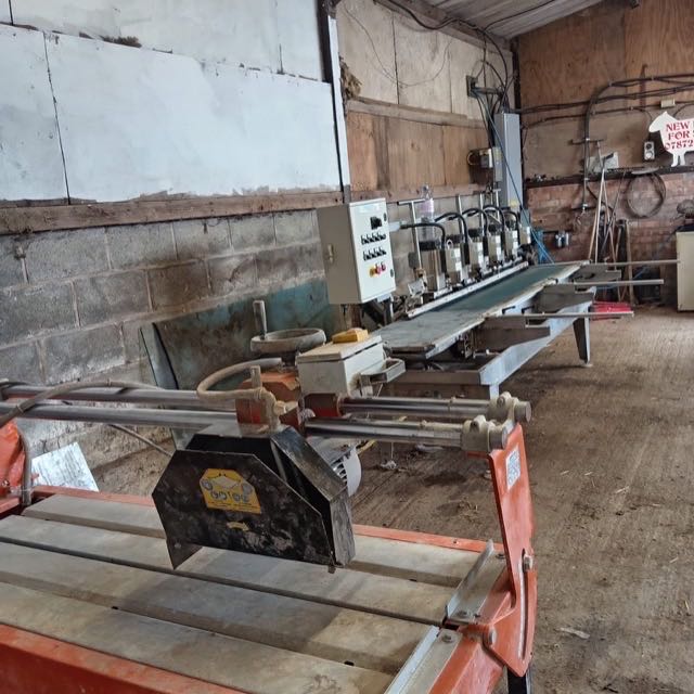 Wetsaws and the bullnose line in the SCL workshop